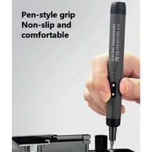 46 In 1 Mini Precision Electric Screwdriver Kit, 500mAh Lithium-Polymer Battery Brushless Motor, USB Rechargeable 46 Bits, Silent High Torque Reverse Rotation For Phone PC Repair Home DIY - black set - View 5