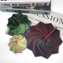 1pc Stress-Relieving Star-Shaped 3D Printed Novel Gyroscope, Octagonal With Handle Fun Adult New Year Gift, Fingertip Toy Stress-Relieving Toy, Office Mini-Game Fun Design, Octagonal Shape, Precise Production, High-Quality Printed Spiral Radish Tower Handicraft Display Piece Christmas Gift - Multicolor - View 7