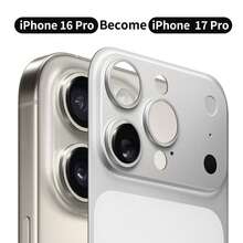 Compatible With IPhone 16 Pro Max/15 Pro/14 Pro, Ultra-Thin Matte PC Back Film Instantly Transforms To 17 Pro/17 Pro Max - White - View 9