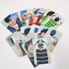 8pcs/Set Kpop Photo Cards - Double-Sided Matte Photocards With Group/Member Images, 3.35x2.13 Inches Collectible Trading Cards, Suitable For K-Pop Fans, Offline Fanmeetings And Gifts - Multicolor - View 3