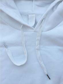Sudadera con Capucha Impresa Fashion Threater, Sudadera de Estilo Callejero, Sudadera de Cuello Redondo, Ultra Suave, Transpirable, Sudadera Casual para Todas las Estaciones, Adecuada para Uso Diario y Salidas Casuales - Blanco - Ver 5
