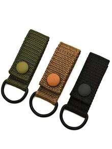 多功能便携式户外徒步腰带夹扣，方便实用露营背包钥匙扣，适用于徒步、露营和EDC户外爱好者 - 彩色 - 查看 7