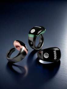 OLED Fashion Smart Prayer Ring, Counting Ring Watch - Sports Black Digital Counter, Supports 99,999 Counts, Compact Design, With USB Charging, Suitable For Daily Use, Such As Warehouse Inventory, Prayer Counting, Holiday Gifts, Etc. - Multicolor - View 3