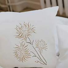 6pcs Reusable Plant Stencils, A4 Size 21x29.7cm - Dandelion, Flowers, Butterfly, Suitable For Painting, Wall Decor, Fabric Printing, Furniture Makeover, DIY Crafts, Scrapbooking, Home Decor - Multipurpose Design For Beginners