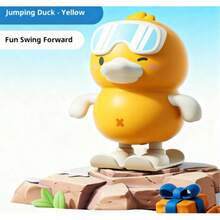 1 pièce Nouveau jouet canard sauteur à remonter 2025 amusant, jouet marcheur rigolo, à manivelle, cadeau de détente, parfait pour l'anniversaire, Noël, cadeau idéal - Multicolore - Voir 7