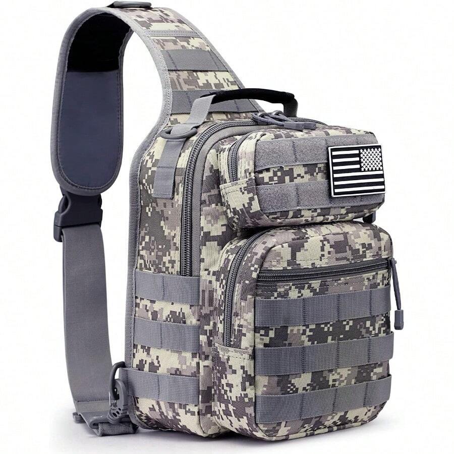 Tactical Sling Bag Backpack Military Rover Shoulder Sling Pack Molle EDC Small Crossbody Chest Pack - New Accu - View 1