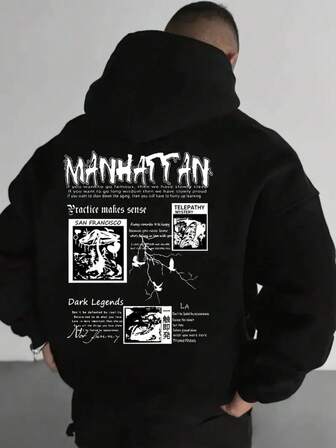 Youth Autumn/Winter Light Gray Solid Color Fleecy Pullover Hoodie Sweatshirt, Versatile, Teens Boys Gift