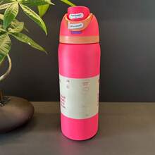 32oz Stainless Steel Insulated Water Bottle - Leak-Proof Sports Water Bottle With Dual-Function Spout Lid, Flip-Top Straw And Wide Mouth Design - Keeps Drinks Hot/Cold For 24 Hours - Great For Fitness, Travel And Everyday Use - Multicolor - View 4