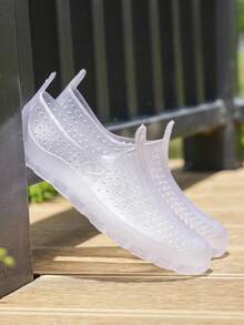 男女通用水鞋 - 赤足速干水靴 | 轻便游泳鞋，适合冲浪、游泳、沙滩运动、皮划艇、潜水 | 防滑设计 - 透明 - 查看 5