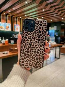 Cute Pink Lily Flower & Leopard Print Matte Anti-Drop Phone Case Compatible With IPhone 11, 12, 13, 14, 15, 16, 13 Pro Max, 16 Plus, XR, 7, 8 Plus, 17 Pro Max, AIR - Style 7 (1 Piece) - View 6