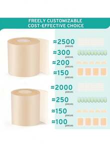 1roll Hydrocolloid Roll For Wound Care Hydrocolloid Patch Bandages With Self-Adhesive Bed - White - View 4