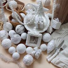 2026 Weihnachten Neue Weihnachtsdekorationen Weihnachtsbaumdekorationen Hängende Ornamente Szenenarrangement Hängende Ornamente Weihnachtskugeln Bemalte Klebrige Pulver Schaum Weihnachtskugeln Feiertagsparty Dekorationen Requisiten - 3 - Übersicht 3