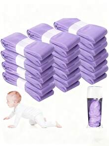 1pc/4pcs/10pcs/12pcs Diaper Pail Refill Trash Bags, Thick Odor-Proof Diaper Disposal Bags, Fit For Genie/Angelcare Diaper Pails (Random Color)