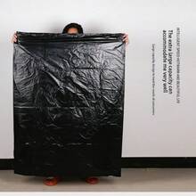 55-60 Gallon Black Heavy Duty Trash Bags, 51" X 55",  For Construction, Industrial, Outdoor, And Commercial Use(5PCS) - 黑色 - 查看 6