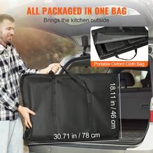 Kitchen Outdoor & Camping Storage Set - Black - View 5