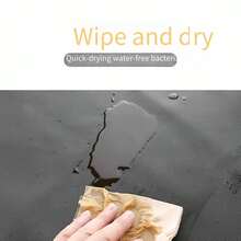 Waterproof & Oil-Resistant PU Leather Apron, Suitable For Catering, Kitchen, Cafeteria, Chef, Industrial Use, Thick & Large Size, Waist & Halter - Multicolor - View 7