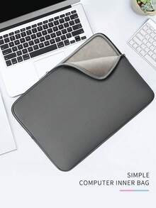 1pc Padded Multi-Functional Lightweight Scratch-Resistant Tablet Sleeve/Pouch For 11"/13"/14"/15.6" Tablets, Shock-Absorbing And Scratch-Resistant - Multicolor - View 4