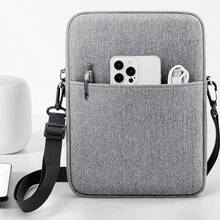 1pc Flat Organizer Bag, Shoulder Messenger Bag, Handbag For 11-Inch Tablet, Laptop, Suitable For Daily Carrying Of Tablets And Small Laptops Laptop Case Laptop Sleeve Laptop Cover Computer Bag Carrying Hand Bag Laptop Bag Water Resistant Travel Essentials - Multicolor - View 10