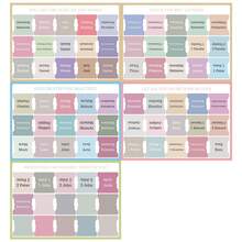 Bible Tabs Women And Men 75 Tabs,Bible Tabs, Pink Bible Tabs,Bible Book Tabs,Bible Tabs Study Bible, Bible Index Tabs,Bible Study Supplies Halloween Gifts Multicolor E - 多色E - 查看 11