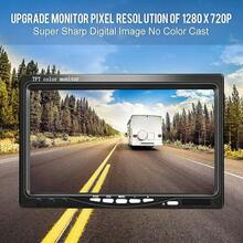 GEARZAAR Car Reversing Camera 4Pin + 7" LCD Monitor Truck Bus Van Rear View Kit 12V - Default - View 5