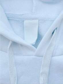 Sudadera con Capucha Impresa Fashion Threater, Sudadera de Estilo Callejero, Sudadera de Cuello Redondo, Ultra Suave, Transpirable, Sudadera Casual para Todas las Estaciones, Adecuada para Uso Diario y Salidas Casuales - Blanco - Ver 4
