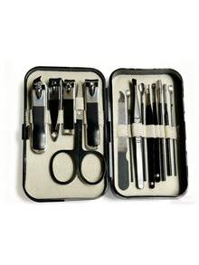 专业指甲护理套装、女士护理套装、修脚套装、指甲钳、美甲工具、男士和女士旅行包、送给朋友和父母的礼物 - 彩色 - 查看 21