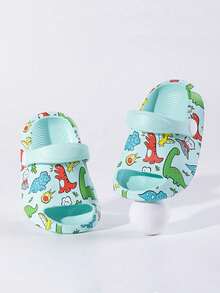 A Pair Of Summer New Soft Soled, Anti Slip, Lightweight And Comfortable Baby Hole Shoes With Cute Flowers - Mint Green - View 3
