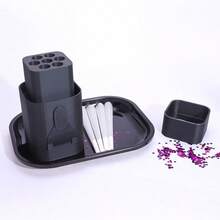 Zestaw do napełniania papierosów z 7 otworami, zestaw narzędzi do igieł i tacek na papierosy, tworzywo sztuczne, odpowiedni do rur o długości 110 stóp, odpowiedni do bardzo dużych rur – przenośne akcesoria do napełniania i przechowywania rur PVC, artystyczny design, brak konieczności użycia prądu, trwały i łatwy w użyciu, stosowany do papierosów i akcesoriów do palenia - Wielokolorowe - Zobacz 5