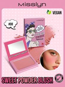 Misslyn Treat Me腮红粉，丝滑质地，哑光或珠光两种妆效可选，提亮肤色，内置镜子，打造自然哑光光泽，持久显色，轻盈易晕染，是Y2K妆容、派对、海滩、旅行、度假、露营的理想之选。 - 08 BE MY FLAMINGO FOREVER! - 查看 2