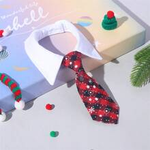 1pc Pet Shirt Collar Necktie With Vibrant Christmas Colors, Classic Black-Red Plaid And Black-Green Plaid, Softly Made And Comfortable For Active Puppies Or Elegant Slouchy Kittens - Multicolor - View 15