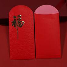 10个幸运红包，中国新年祝福红包，婚礼派对回礼，创意烫金设计，新年庆祝活动完美礼物和派对回礼 - 彩色 - 查看 6