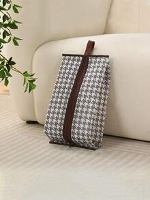 1/2个装千鸟格纹鞋防尘袋多功能手持透明防潮鞋袋长/短鞋保护袋，鞋子收纳袋透明短靴长靴防水防尘保护袋旅行便携式鞋子整理袋