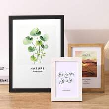 Nordic Minimalist Wooden Photo Frame, 5-Inch, 6-Inch, 7-Inch, 8-Inch, A4, Wall-Mounted Home Decoration Frame, Picture Frame, Table Display