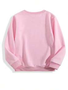 Christmas Tree Constructed Of Classic Space Opera Icons Boys Sweatshirts Kid Round Neck Pullover Featuring Grogu Mandalorian Millennium Falcon X Wing Fighter - Hồng - Xem 3