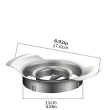 1pc Stainless Steel Pomegranate Deseeder Tool, Pomegranate Cracker With Wooden Mallet, Fruit Flesh Separator Eating Fruit Tool