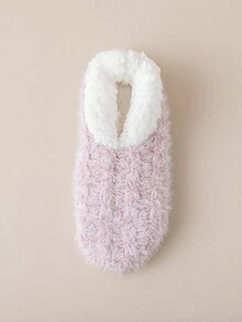 1 Pair Adult Women's/Couple's Thick Thermal Lined Non-Slip Socks, Suitable For Indoor/Home Wear In Cold Weather Below Zero Degrees, Autumn/Winter, Cozy Socks - Multicolor - View 9