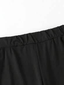 2pcs Set Teen Girl Heart - Element Set, Comfortable Fabric, Spring & Autumn Street Activity & Daily Style - Pink - View 6