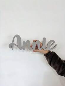 1件定制木质铭牌,宽度4-48英寸,字体颜色可定制,3D立体效果,简约时尚,可爱波西米亚风格,房间装饰,定制木质字母,定制木质标牌,婚礼字母装饰,定制字母墙面装饰,定制派对装饰,适用于家居装饰、墙面装饰、卧室、客厅、派对、婚礼装饰,永恒的爱 - 彩色 - 查看 3