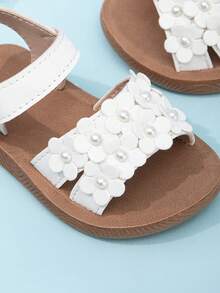 Infant Simple Casual Cute Sandals - White - View 5