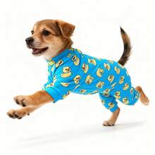 Pet Supplies, Dog Warm Jumpsuit, Comfortable And Warm, Breathable Pet Surgery Suit After Sterilization - Green - View 6