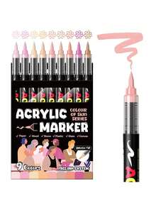 Sistema de tinta gratis Flysea de 9 colores/set, 81 colores en varios juegos de colores, nuevo lanzamiento de mejor calidad y mejor sensación de escritura, especialmente para pintores profesionales - Multicolor - Ver 23
