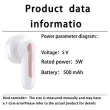 Elektryczna golarka do tkanin o pojemności baterii 500 mAh, ładowana przez USB, usuwająca kłaczki, odpowiednia do ubrań, pościeli, mebli, dywanów, sof – przenośna usuwająca kłaczki, narzędzie do czyszczenia