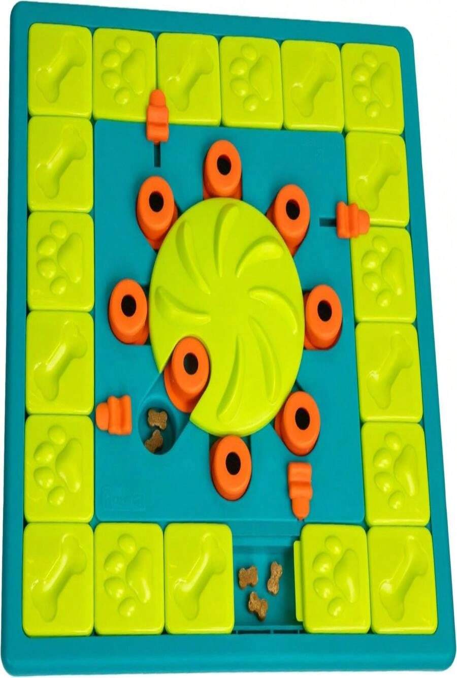 Outward Hound By Nina Ottosson Tower Of Treats Level 4 Expert Dog Treat Puzzle For Enrichment, Orange - ColorG - Visa 1