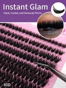 280 Stücke, gemischte Länge 8-16mm, CC/D/DD Krümmung, natürlicher flauschiger Stil, dramatische Wimpern, wiederverwendbar, geeignet für Anfänger - DD - Übersicht 4