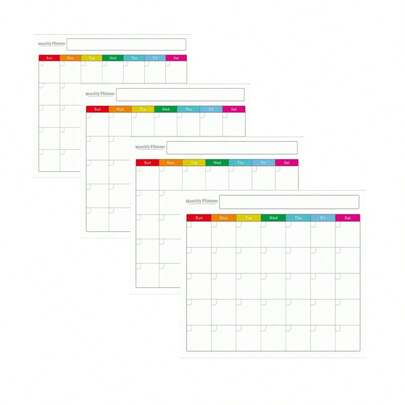 1 قطعة مخطط شهري بملصقات لاصقة، مغناطيس للثلاجة، لوحة تقويم قابلة للمسح الجاف، كتيب ملاحظات أسبوعي قابل لإعادة الاستخدام، كتابة سلسة، مناسب للثلاجة، التنظيم (20 ورقة)