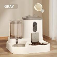 Automatic Cat Feeder - 2-In-1 Metered Feeding - Ensures Your Pet's Healthy Diet - Cute And Fun Water And Food Dispenser - Yellow - View 6
