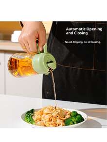 1/2个装通用二合一喷油瓶，防漏防震材质，470毫升大容量，可调节细雾和顺畅出油，两用设计，符合人体工学手柄，适用于烹饪/沙拉/烘焙/空气炸锅/煎炸，厨房必备工具 - 多色1 - 查看 4