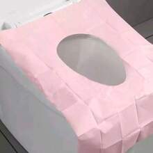 10pcs/Pack Disposable Toilet Seat Covers, Paper Toilet Seat Pads, Waterproof And Anti-Dirty Design, Suitable For Hotels, Public Places, Travel, Leisure Venues, Home Use - Multicolor - View 7