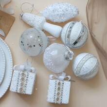 2026 Weihnachten Neue Weihnachtsdekorationen Weihnachtsbaumdekorationen Hängende Ornamente Szenenarrangement Hängende Ornamente Weihnachtskugeln Bemalte Klebrige Pulver Schaum Weihnachtskugeln Feiertagsparty Dekorationen Requisiten - 3 - Übersicht 2