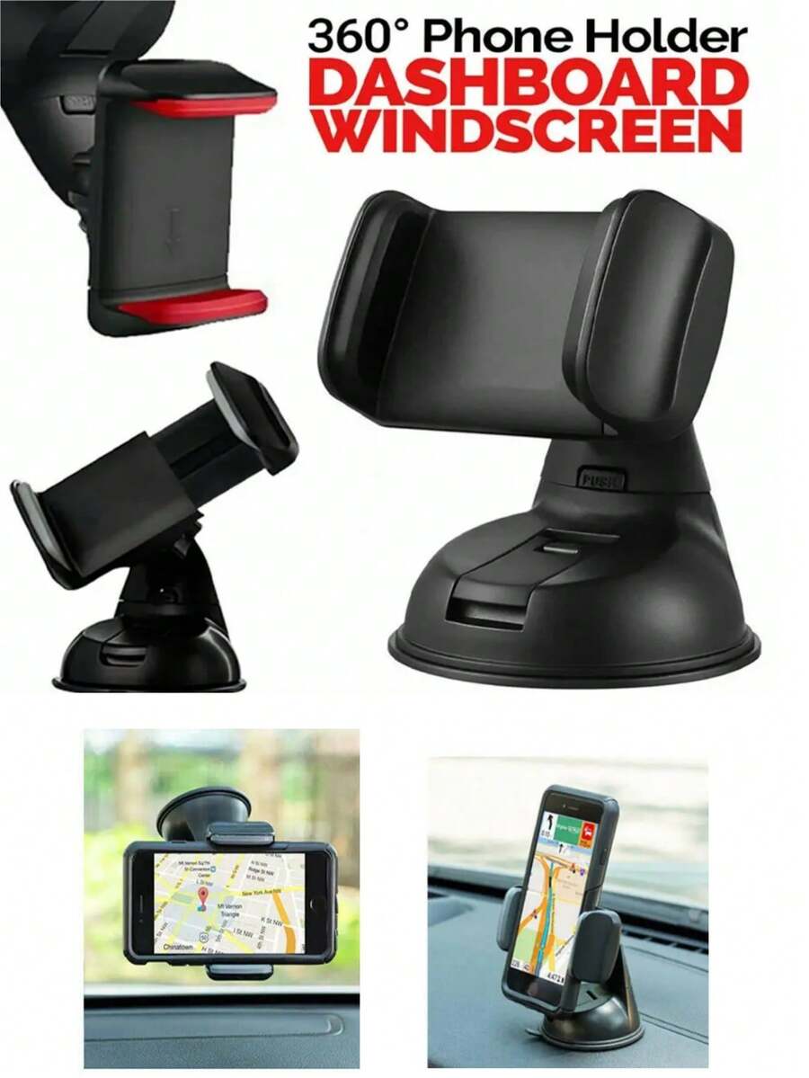 Car Cellphone Holder - Black - View 1